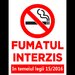 Indicator pentru fumatul interzis in temeiul legii 15/2016